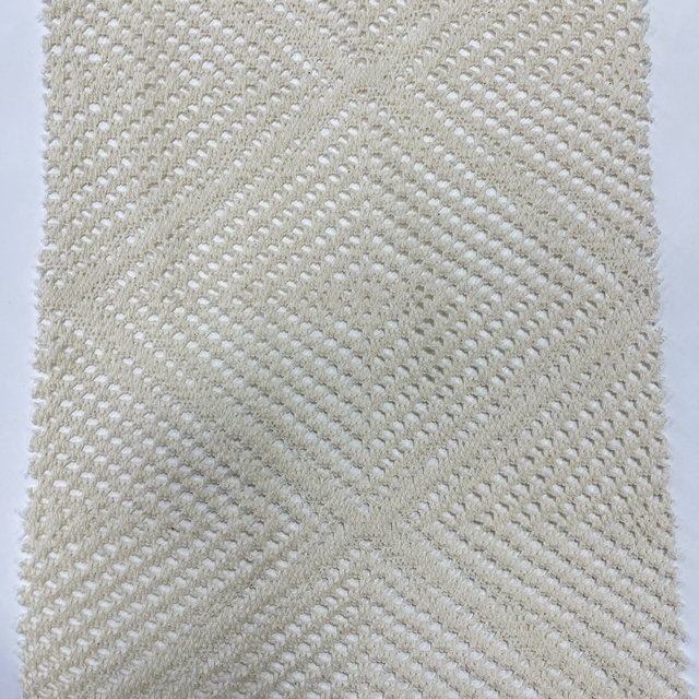 New Design Soft Hand Feel 85%Cotton Lace yarn dyed tricot knitted crocheted fabric for vacation wearing