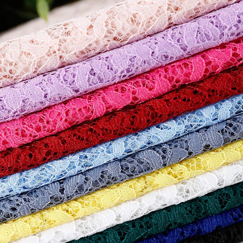 New Style Lower Price White Fashion Polyester Floral lace Fabric For Clothing