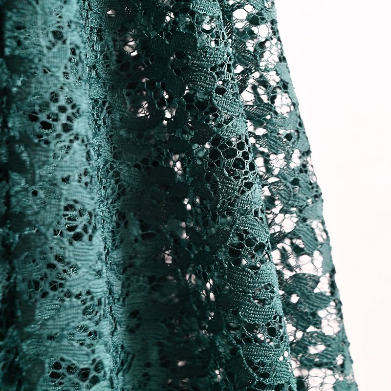New Style Lower Price White Fashion Polyester Floral lace Fabric For Clothing