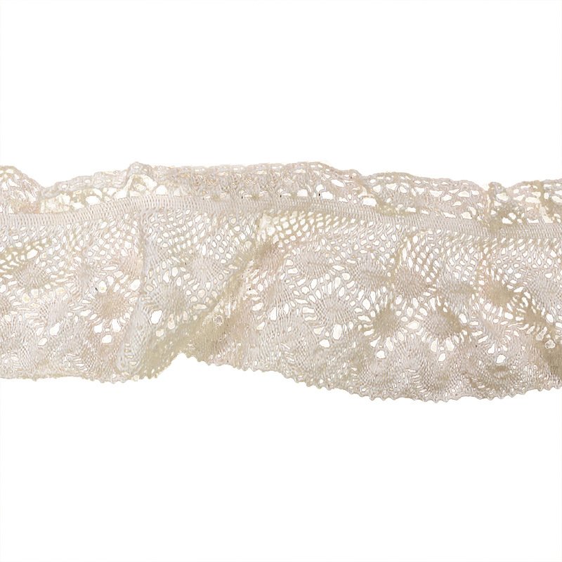 stretchy ruffle elastic lace trim elastic stretch trimming lace