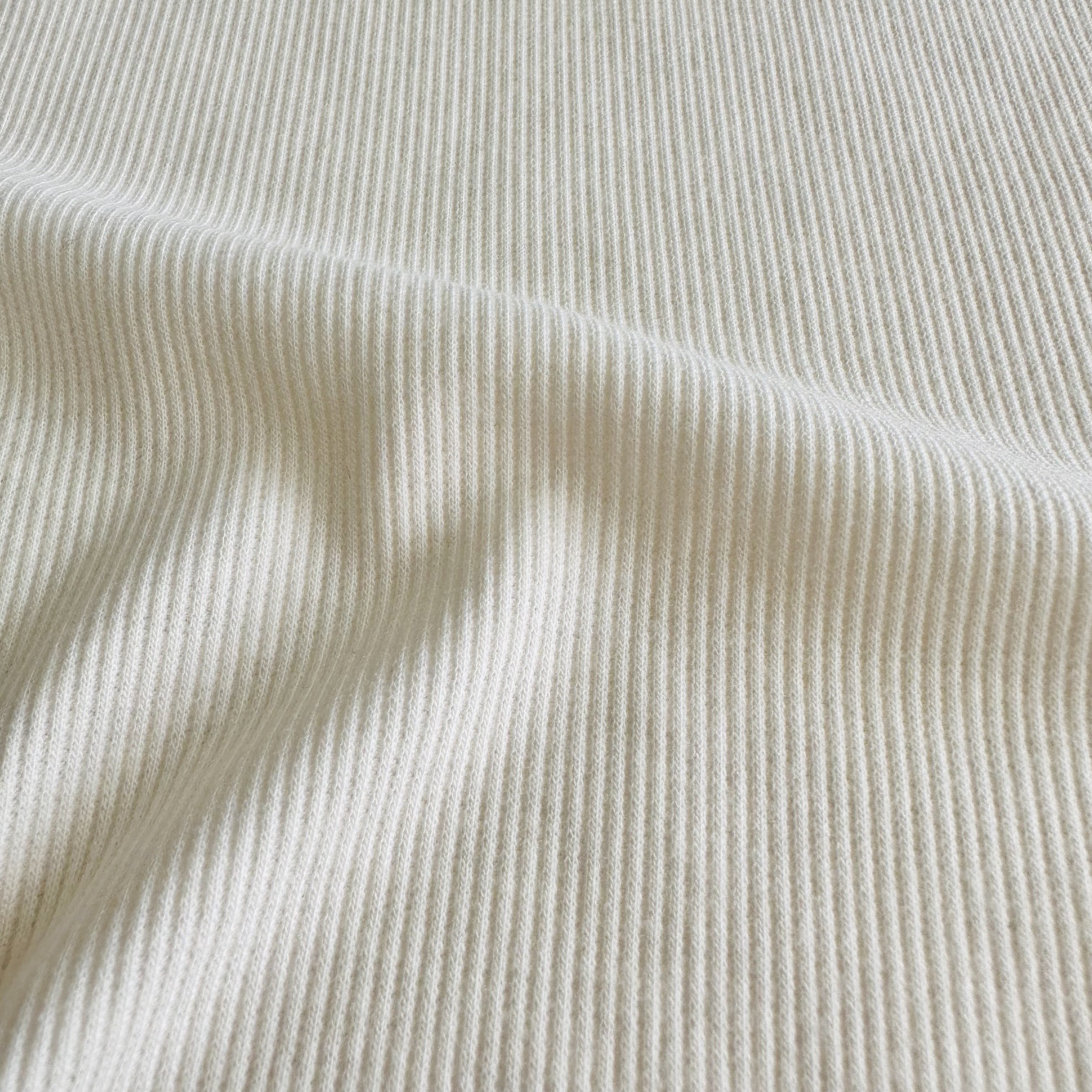 Best Price Solid Breathable 220g Polyester Viscose Spandex Knitted Ribbed Fabric Soft Skin friendly rib Fabric
