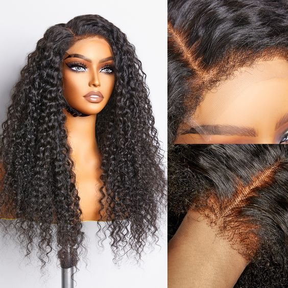 Vendor Raw Brazilian 13x6 HD Swiss Human Hair Transparent Lace Front Wig Deep Wave HD Lace Frontal Wig for Black Women