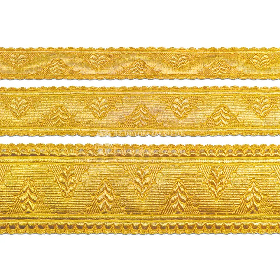 Uniform Braid Gold Mylar 19mm Rank Marking Lace Officer uniform epaulets hat lace Gold lace