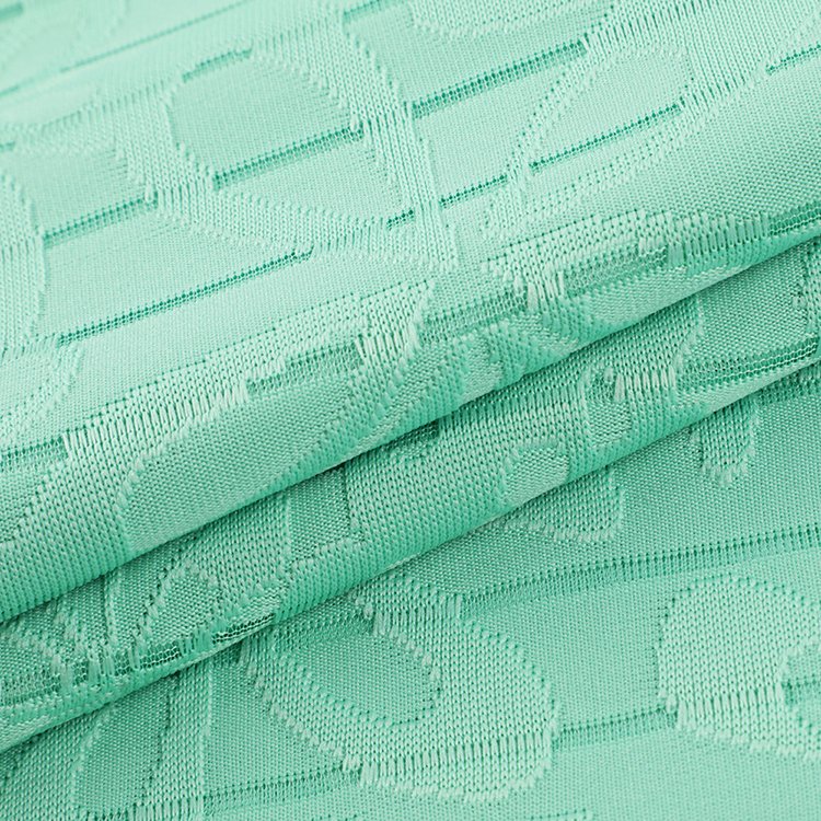 good price blend knit fabric 95%T 5%SP knit single jacquard spandex rib knitting fabric for women dress
