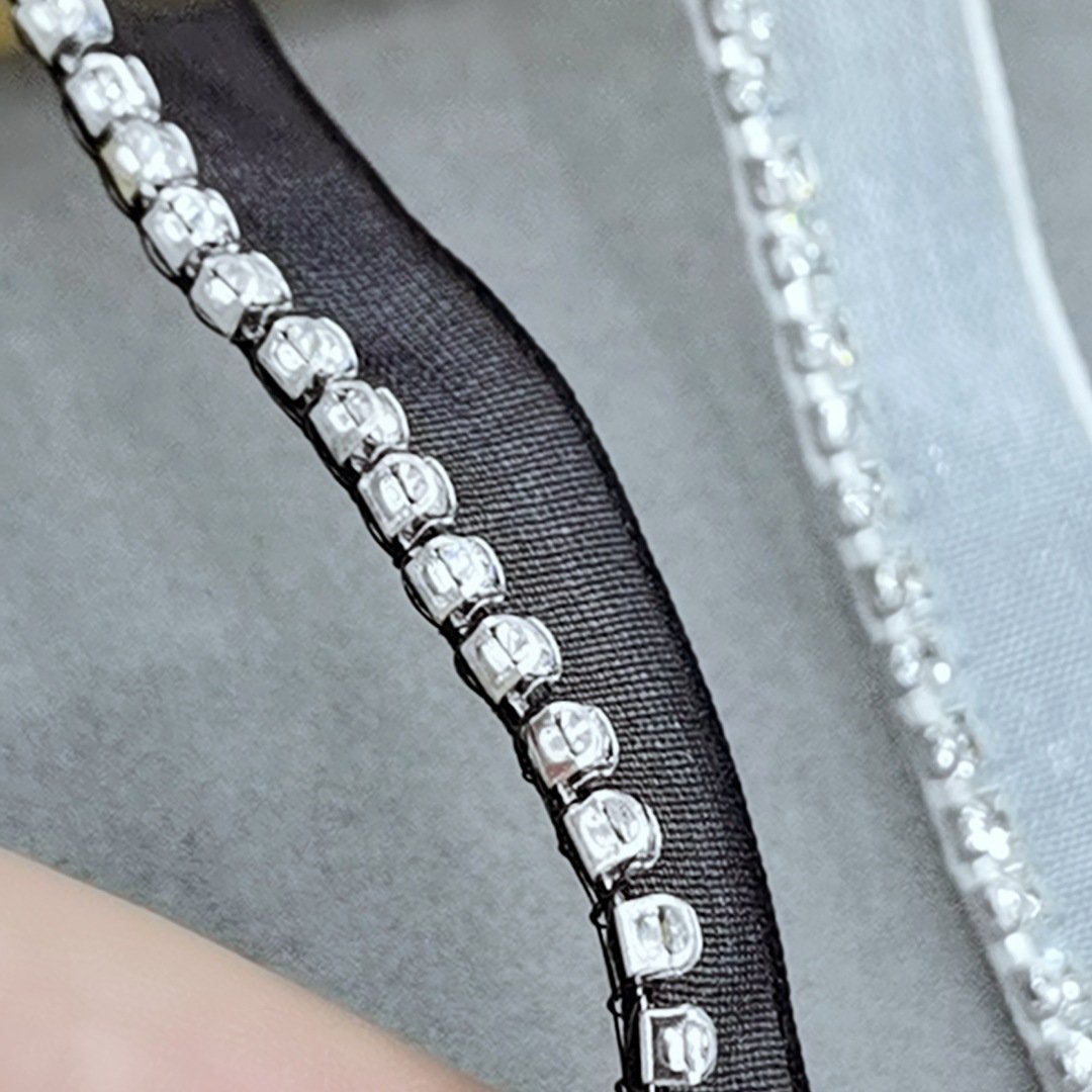 LS617 Factory direct selling snow gauze webbing with rhinestones chain lace for headdress bags DIY clothing accessories