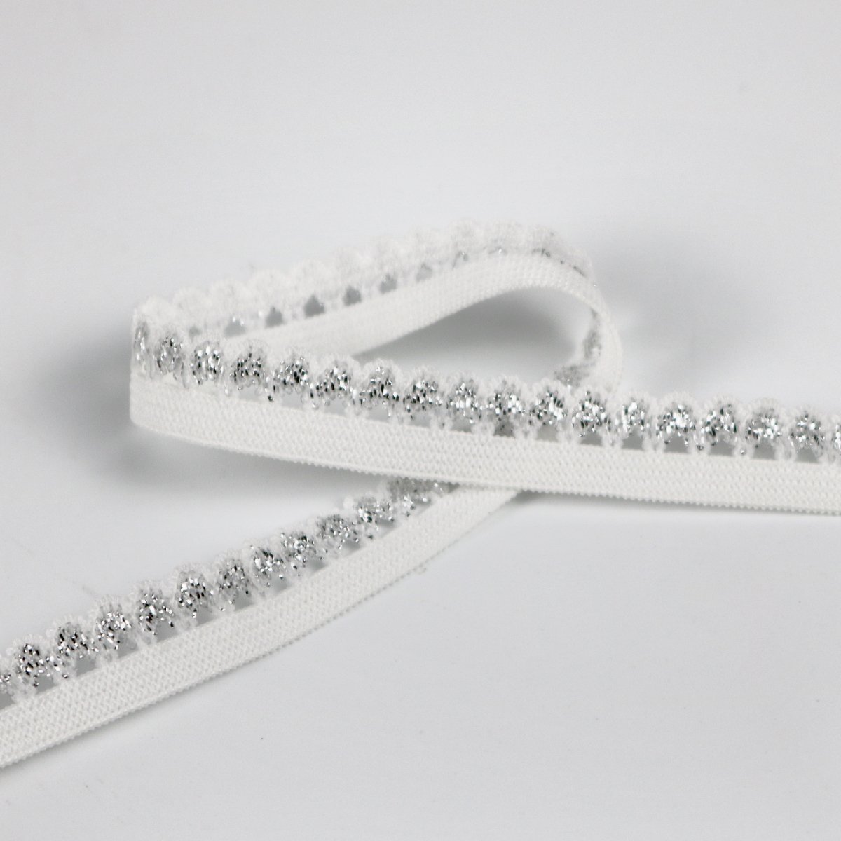 New Style Underwear Elastic Tape Glitter Super Soft Webbing Tape Shoulder Lace Straps