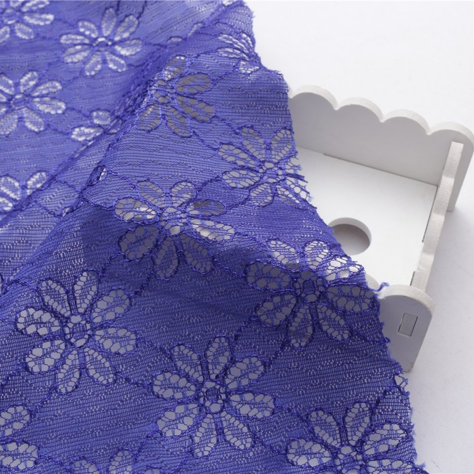 Wholesale Multi-color Lace Fabric Nylon stretchy Lace For Women Clothing