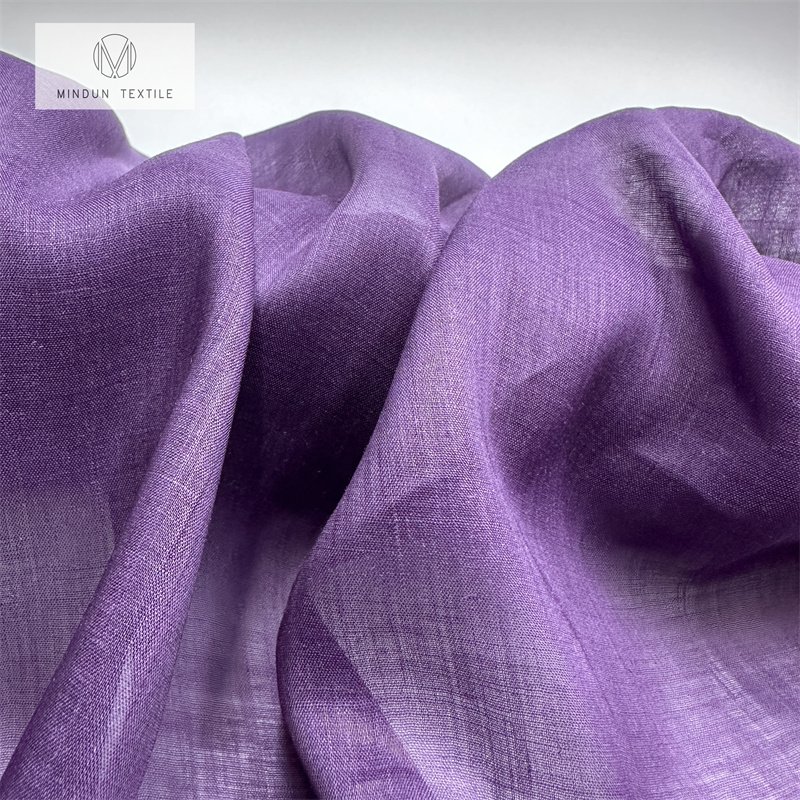 Mindun 60S 100% Ramie Printed Newest Cheap Hot Sale 2024 High Quality Comfortable Ramie Fabric