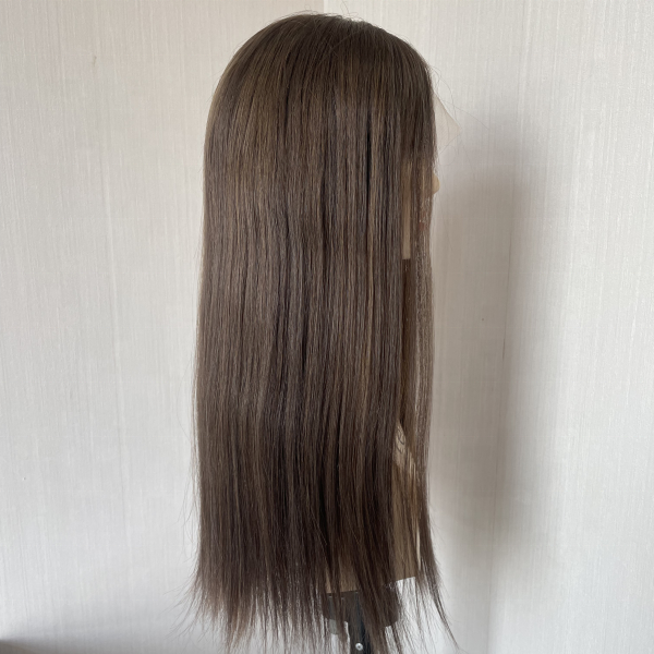 Ombre Brown Bob Human Hair Lace Front Wigs