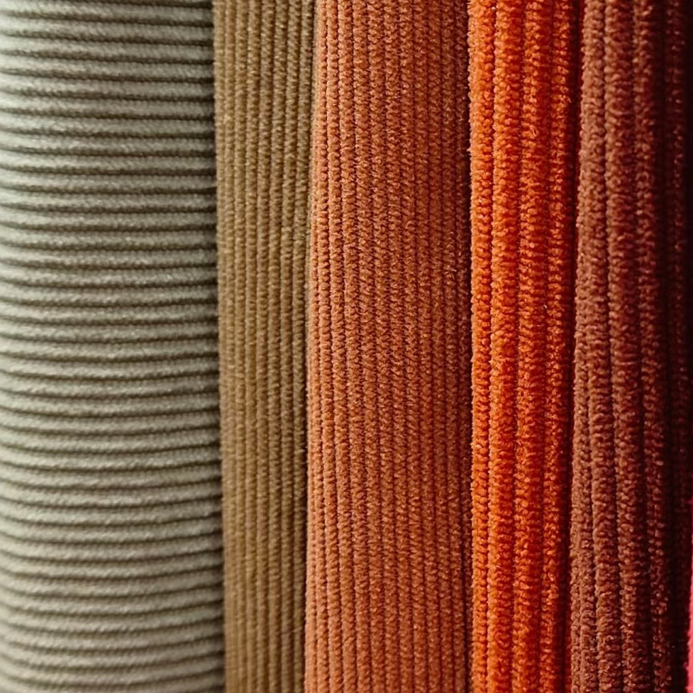 Wide Wale Corduroy fabrics For Home Textile Grey Corduroy Home Textile fabric Polyester fabric