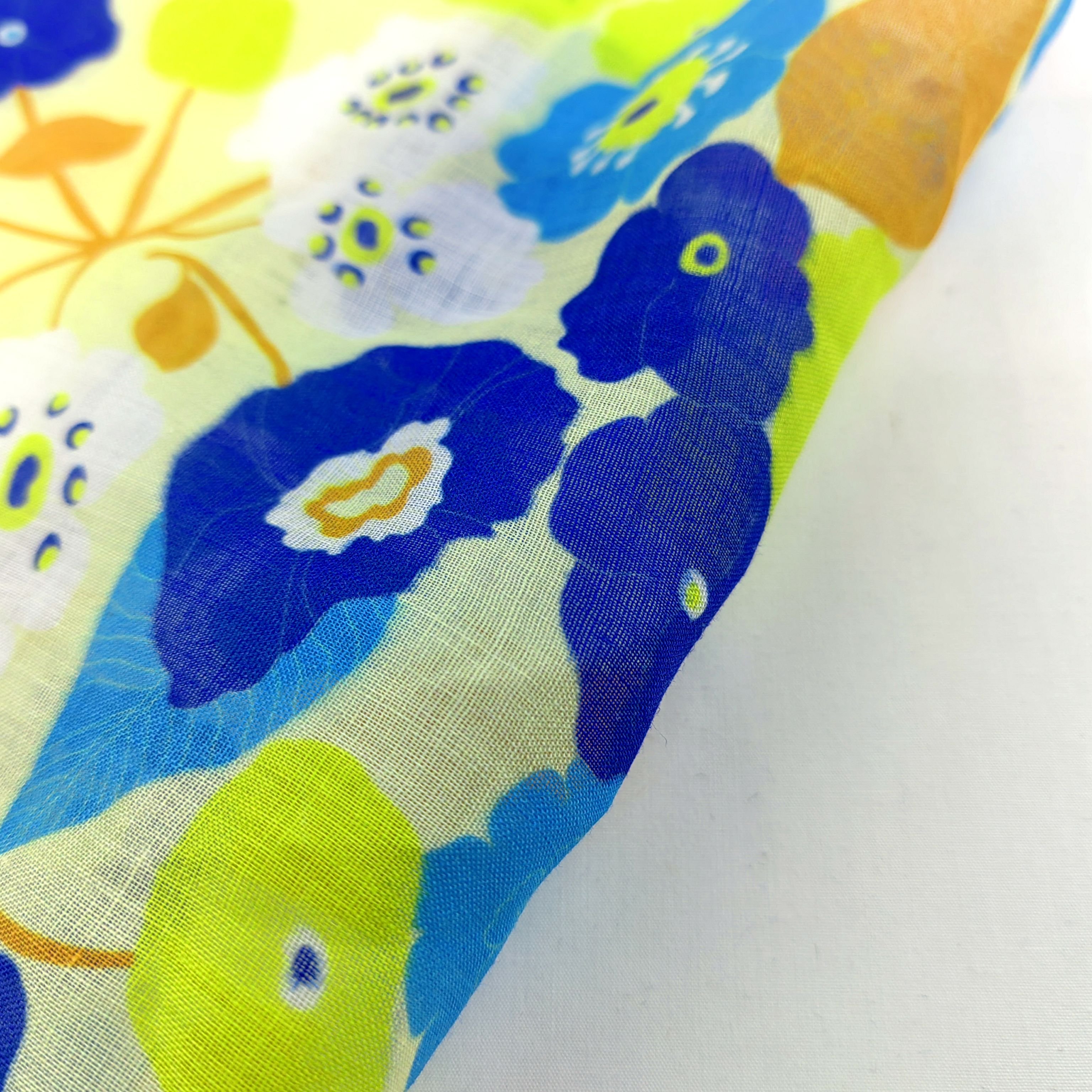 New Arrival Muti-colored Floral Printed Fabrics 100% pure linen Fabric For Garment