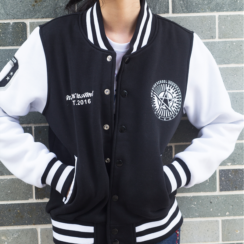 Sunproof High Quality Fleece Custom Baseball Letterman Varsity Bomber Jacket