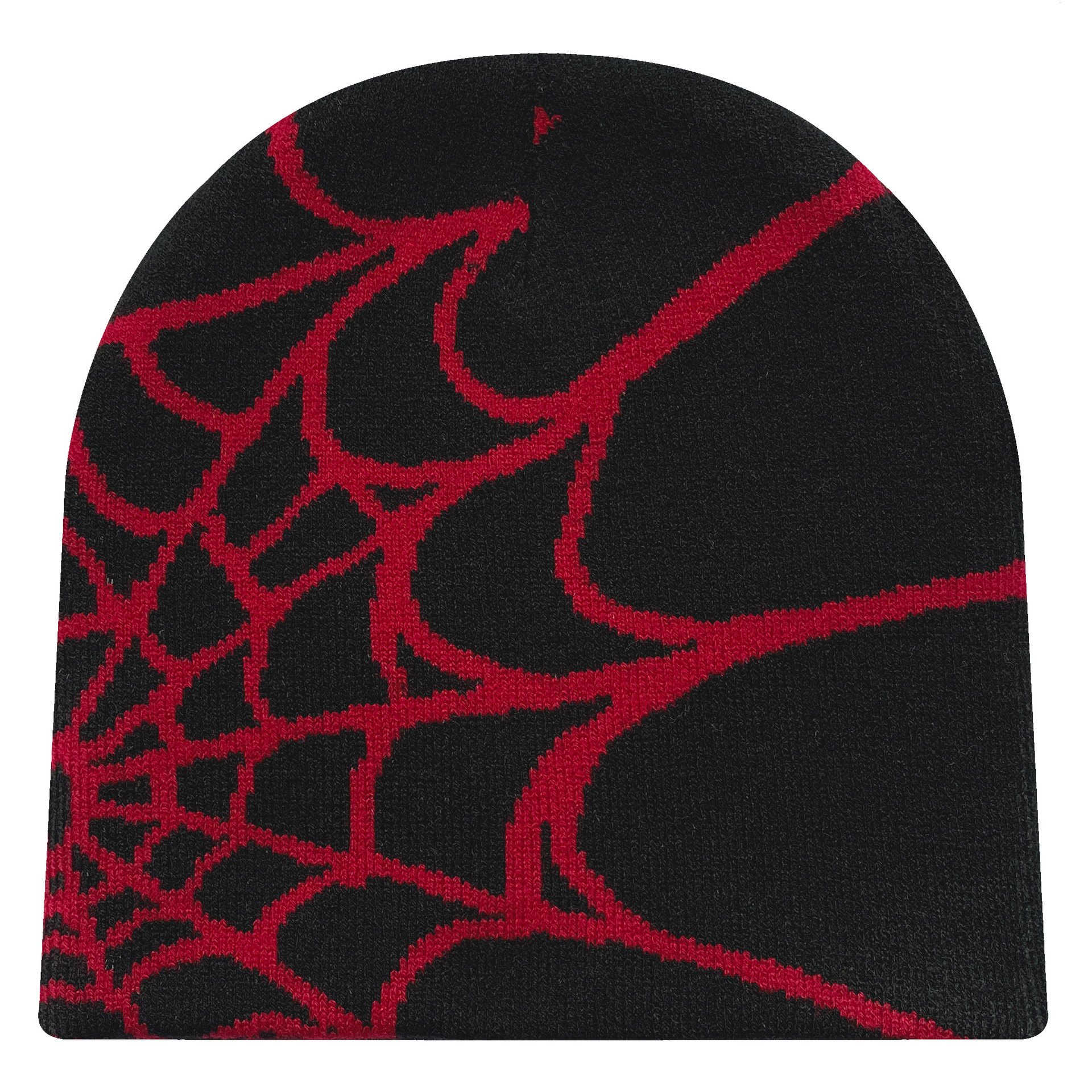 Gothic Spider Pattern Wool Acrylic Knitted Hat Men Women Winter Warm Beanies Casual Outdoor Beanie Hats Custom Logo Beanies