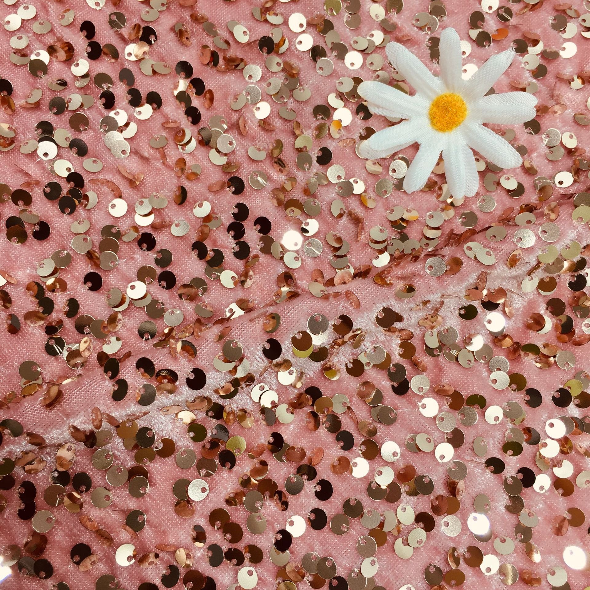 Wholesale velvet sequin embroidery fabrics 5mm sequin polyester stretch glitter lace mesh fancy fabric for wedding evening dress