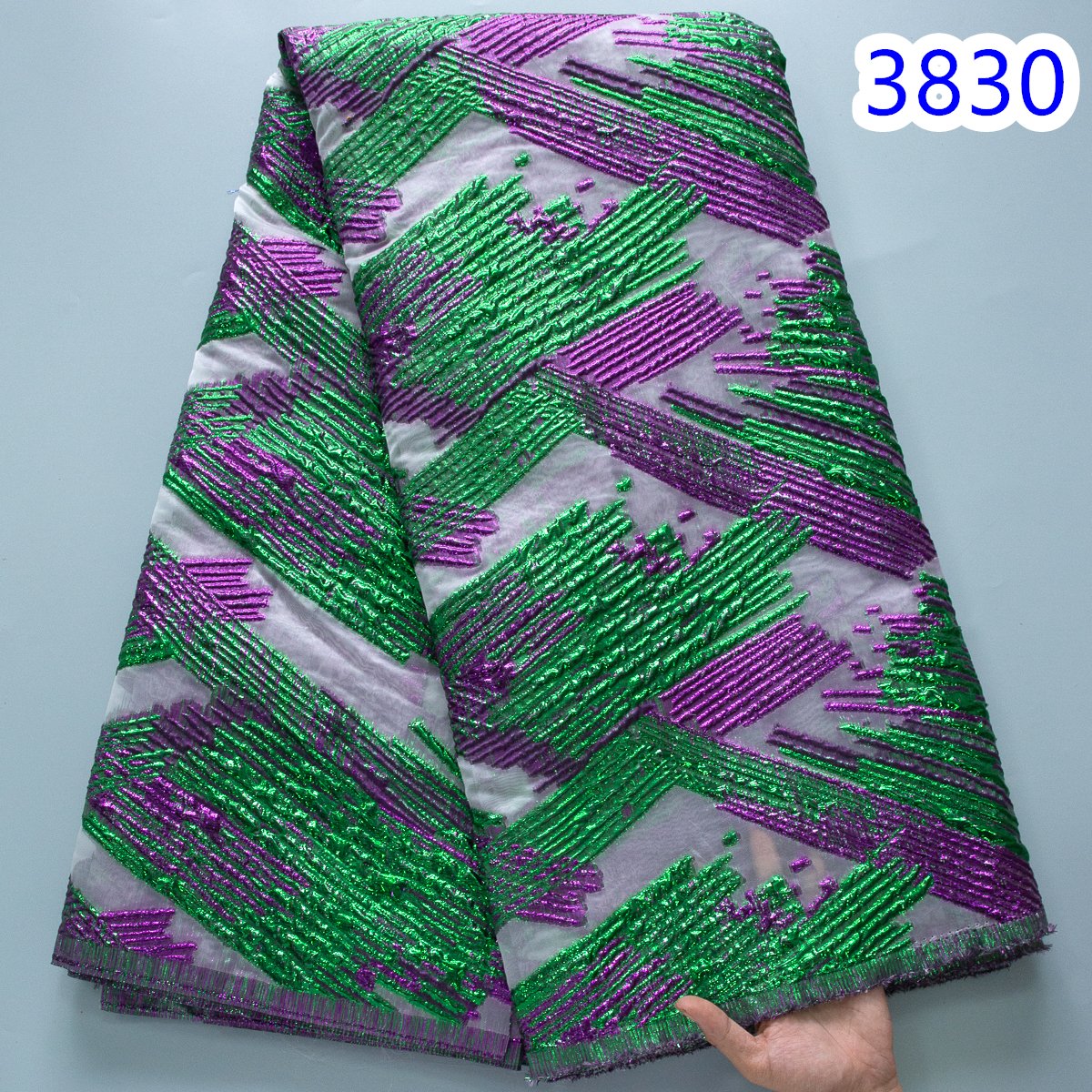 Brocade Lace Fabric 2024 High Quality 5 Yard Gold African Brocade Jacquard Lace Fabric Elegant Dress for Women Sewing 3830
