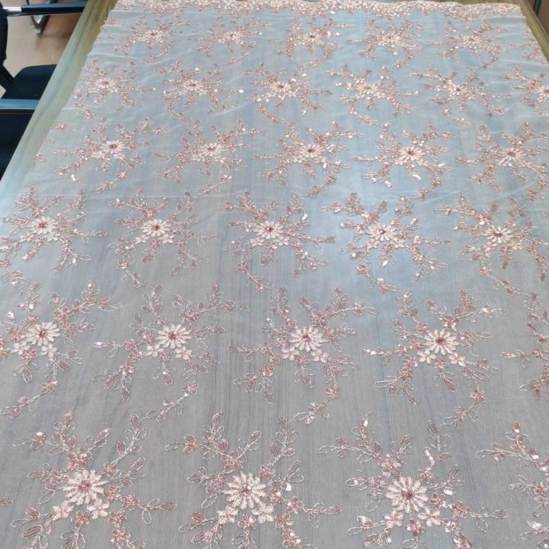 2024 new design 3-in-1 embroidery fabric for lady garment