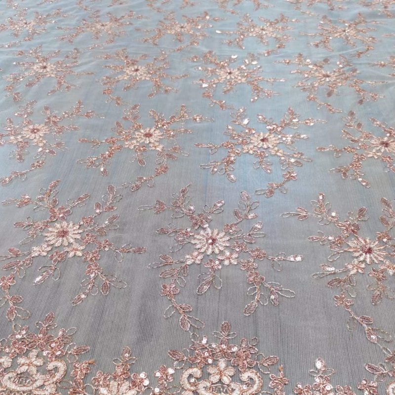 2024 new design 3-in-1 embroidery fabric for lady garment