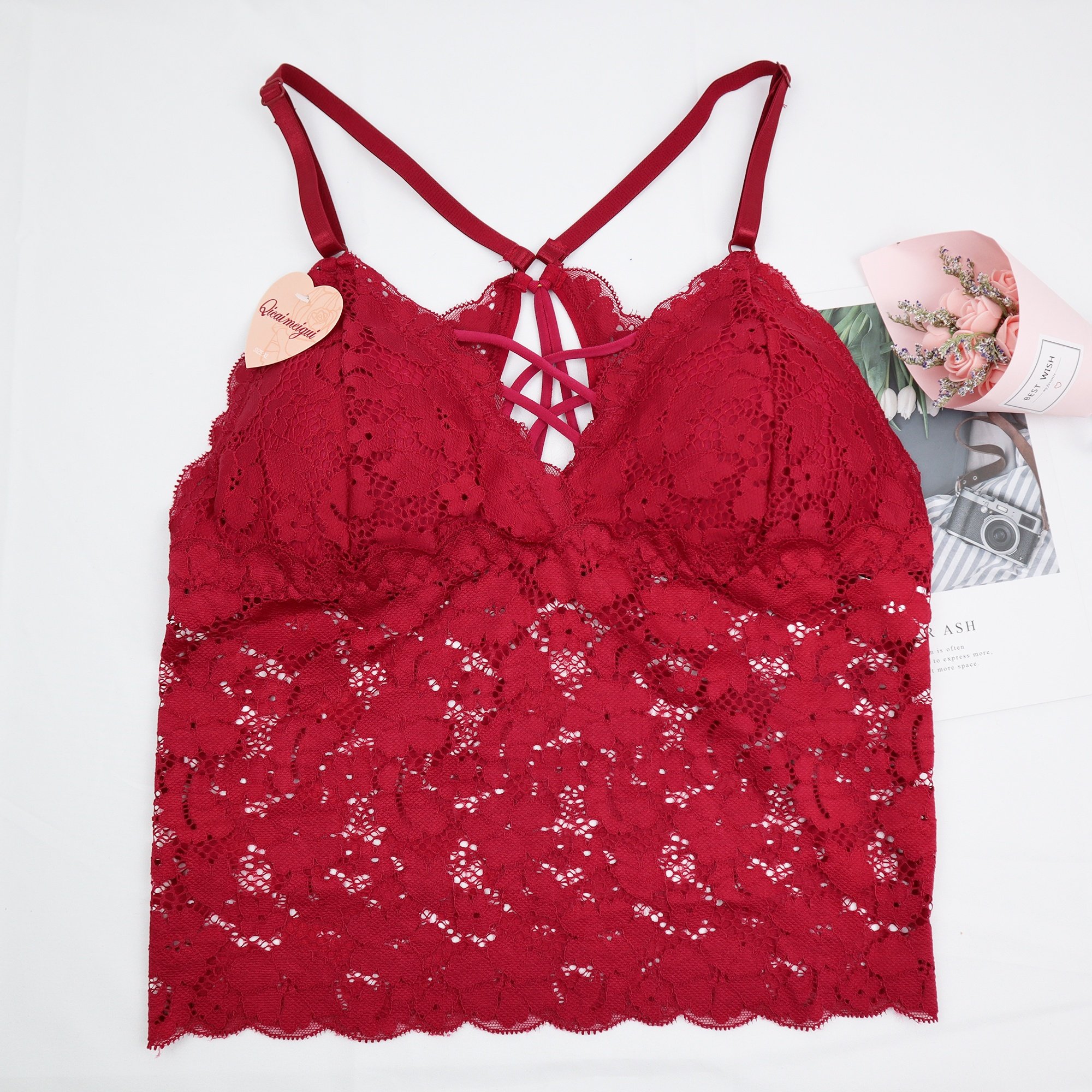 Factory Outlet custom brand New summer fashion women sexy vest mature ladies Breathable lace tanks tops underwear