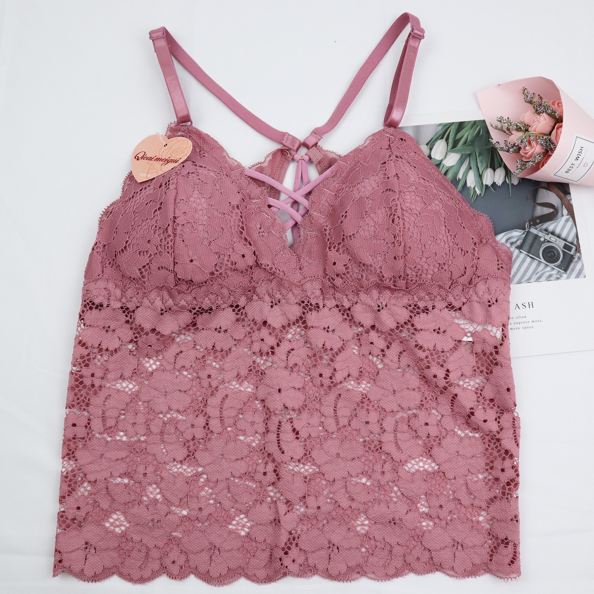 Factory Outlet custom brand New summer fashion women sexy vest mature ladies Breathable lace tanks tops underwear