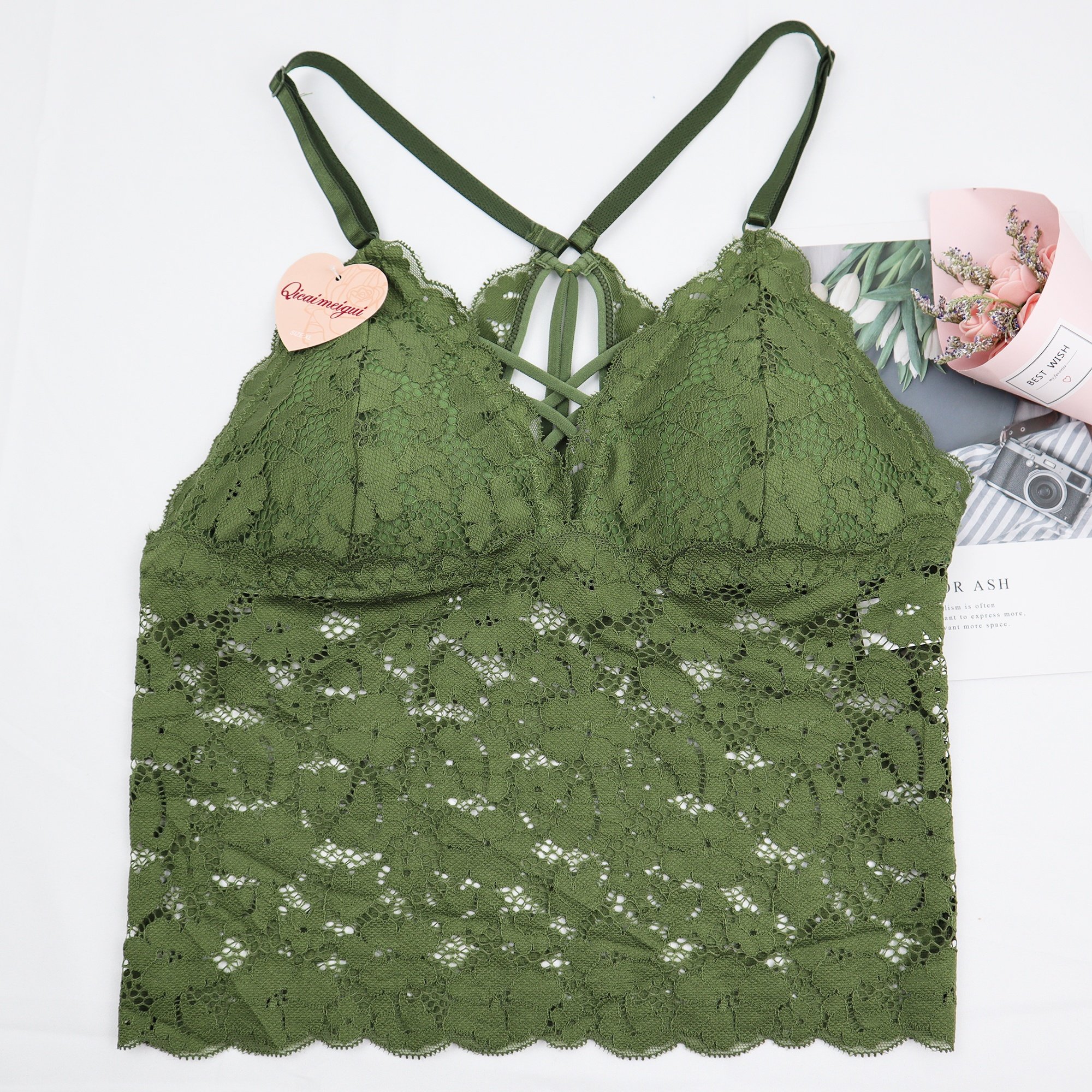 Factory Outlet custom brand New summer fashion women sexy vest mature ladies Breathable lace tanks tops underwear