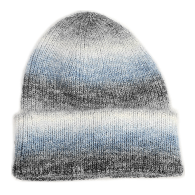 Unisex New Fashion Winter Knitted Y2K Beanie Hat Different Colors Custom Logo High Quality Ribbed Skull Hat