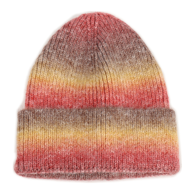 Unisex New Fashion Winter Knitted Y2K Beanie Hat Different Colors Custom Logo High Quality Ribbed Skull Hat