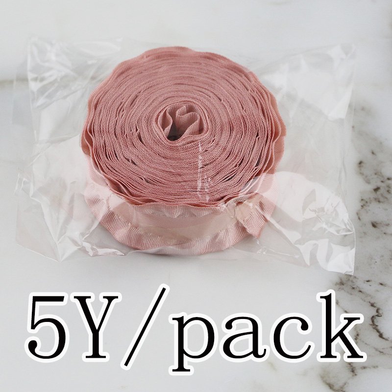 (5Yards/roll)23mm Skirt Shape Satin Ribbon Hair Bow Gift Wedding Christmas Lace Sewing Accessories Tablecloth Curtain Decoration