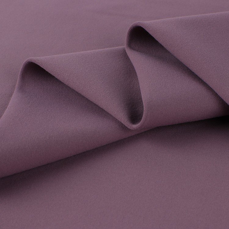 Hot Selling Classic 250g Polyester Imitation Cotton Warp Knitted Quick Drying Yoga Leggings Fabric with Jacquard Style Rib Girls