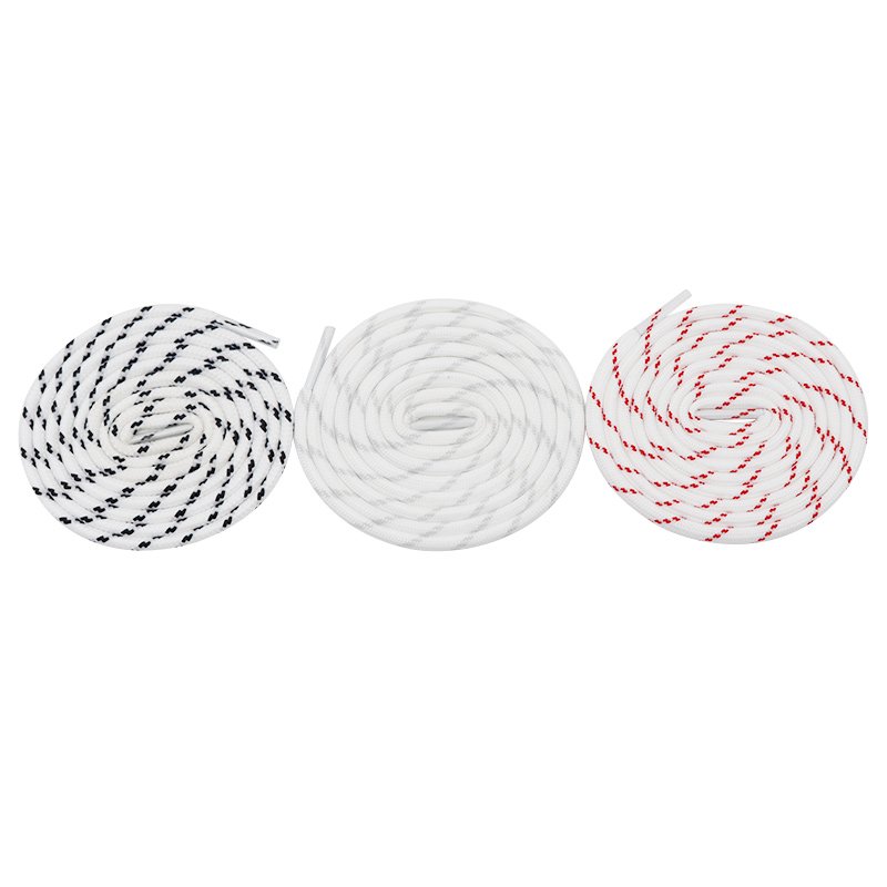 Weiou Manufacturer 50-200CM Length Rope Round Double Twill Elastic Silicone Shoelaces For Jumpmans, Y350 And brands Shoes