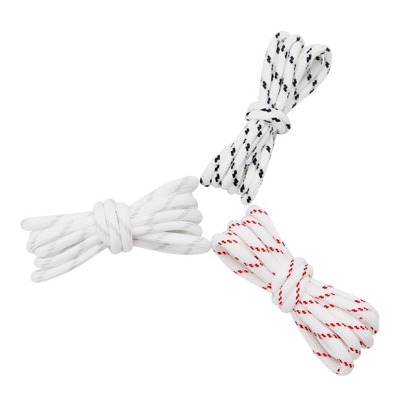 Weiou Manufacturer 50-200CM Length Rope Round Double Twill Elastic Silicone Shoelaces For Jumpmans, Y350 And brands Shoes