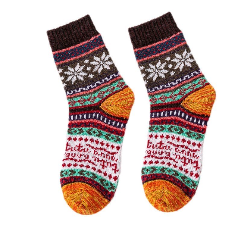 Wholesale Women Winter Warm Comfortblend Wool Casual Ribbed Crew Socks
