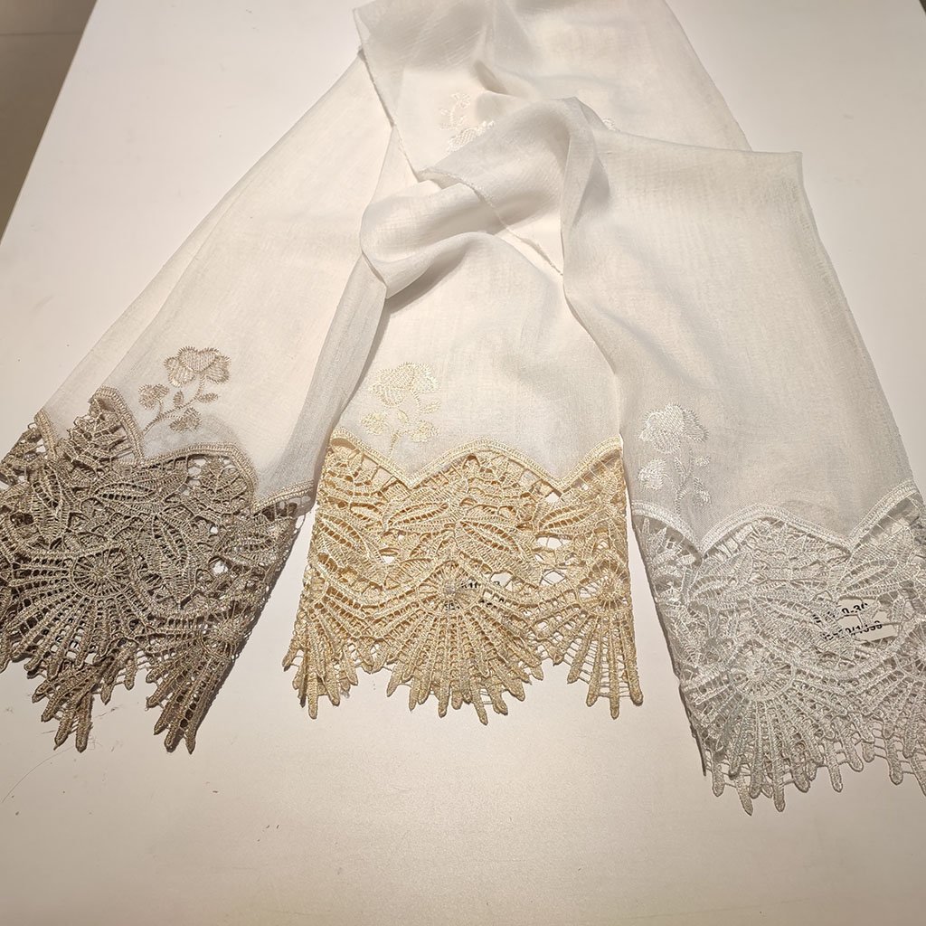 2024 New Design Hot Selling Macrame embroidery Curtain fabric