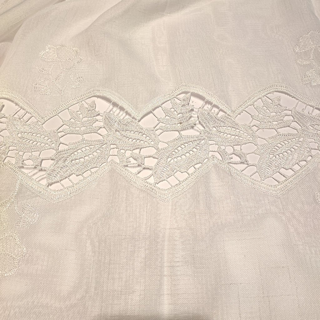 2024 New Design Hot Selling Macrame embroidery Curtain fabric