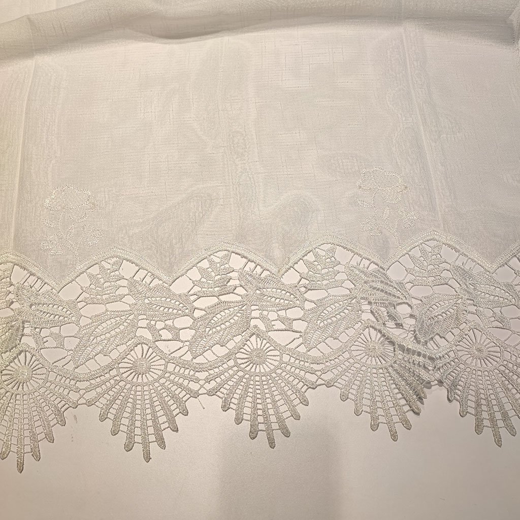 2024 New Design Hot Selling Macrame embroidery Curtain fabric