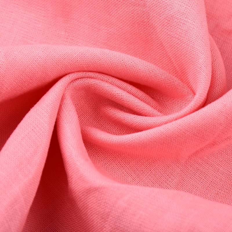 Wholesale of plain weave clothing fabric dress and pants fabric ramie voile plain dyed fabric