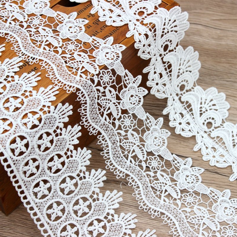 Zeal High Quality Beautiful Lace Ribbon Tape Lace Trim Diy Embroidered For Sewing Decoration African Lace Fabric