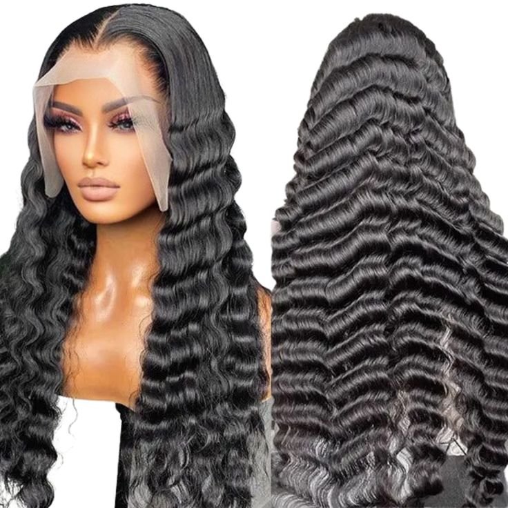 Lace Human Hair Wigs Remy Curly 13x4 Lace Wig 8''-30'' Colored Curly Pre Plucked Deep Wave Brazilian Ginger Orange Long