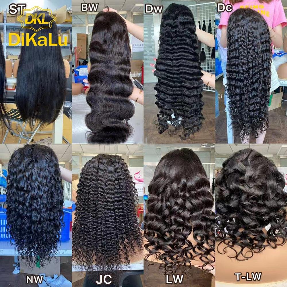 Transparent Body Wave Unprocessed Lace Wig Pre-Plucked Human Hair Wigs 180% Remy Hair Lace Frontal Wig For Black Women