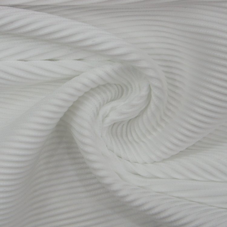 High Elastic Breathable Interlock Ribbed Nylon Spandex Fabric for Bikini,Activewear,Yoga, Swimwear