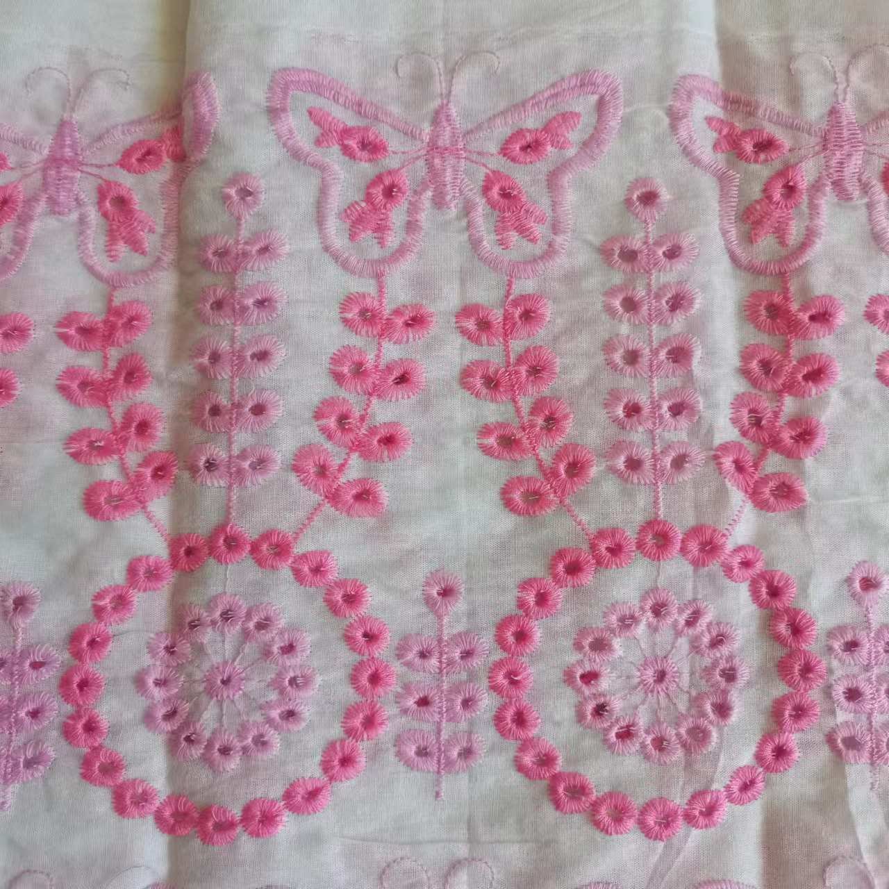 100% cotton woven embroidery fabric for women wear girl wear dress and shirt embroidery fabric