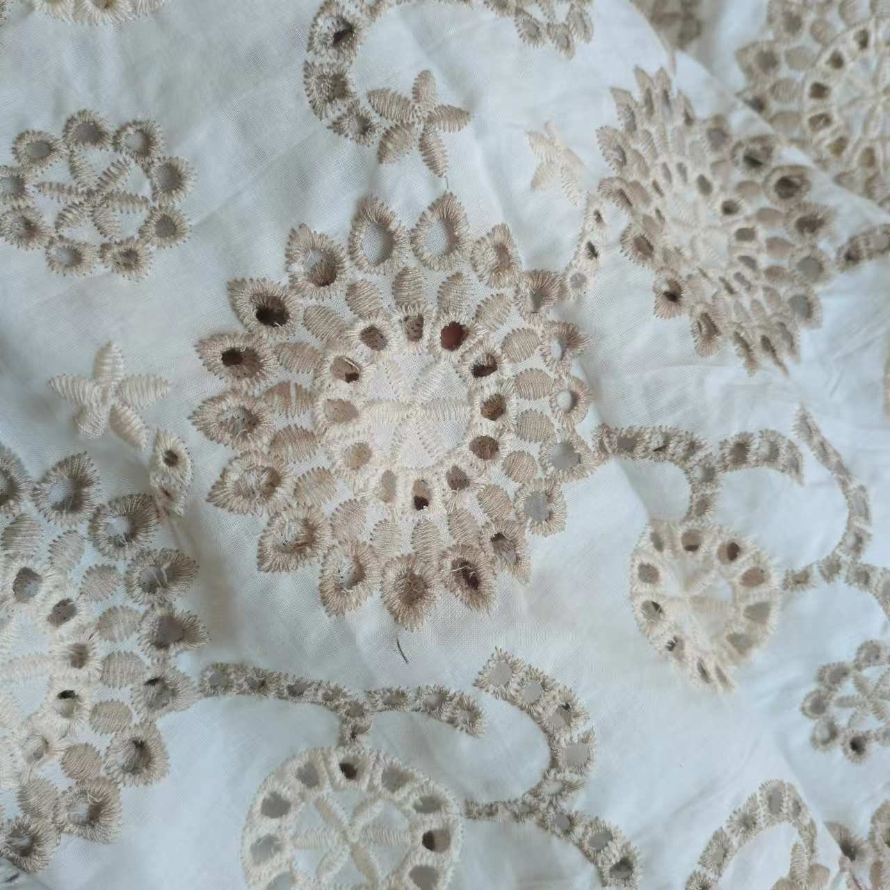 100% cotton woven embroidery fabric for women wear girl wear dress and shirt embroidery fabric