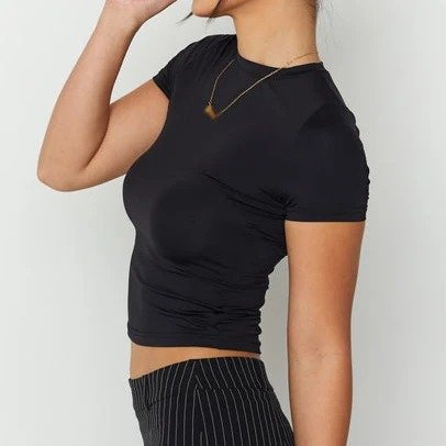Friendly Clothes Organic Womens Baby Tee Women Crop Top With Custom Print Logo Tshirt For Slim Fit T Shirt OEM