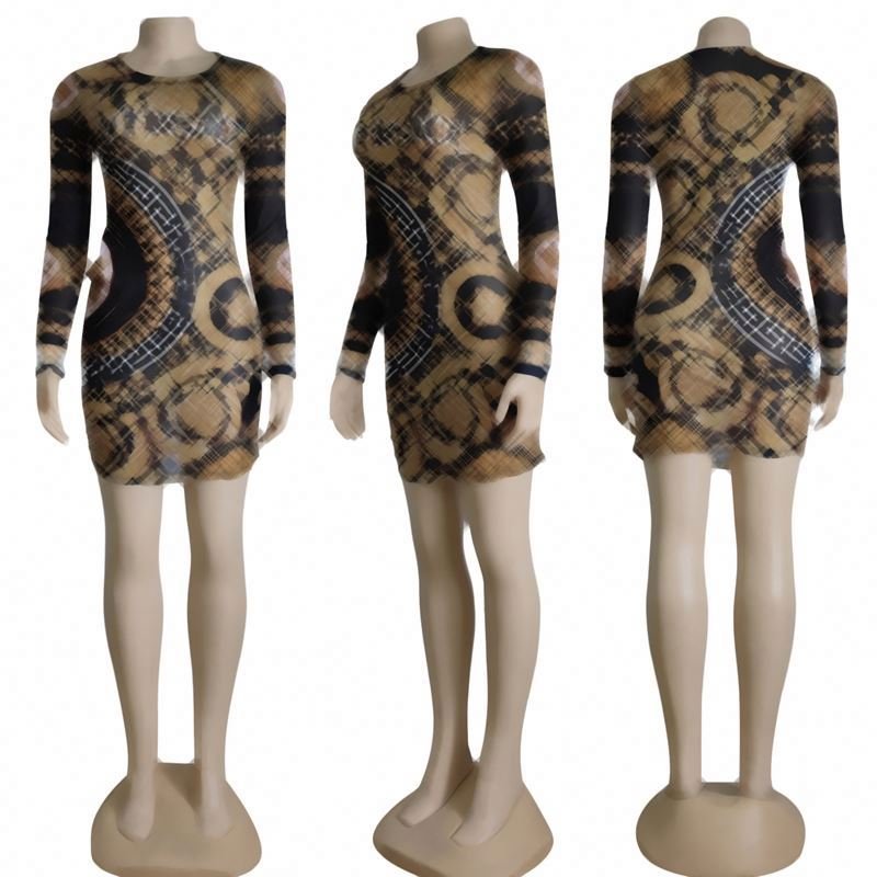 2024 New New women brand clothing Bodycon Mini Dress Designer Luxury Stripe Ribbed Knitted Dress Sexy Sleeveless elegant dresses
