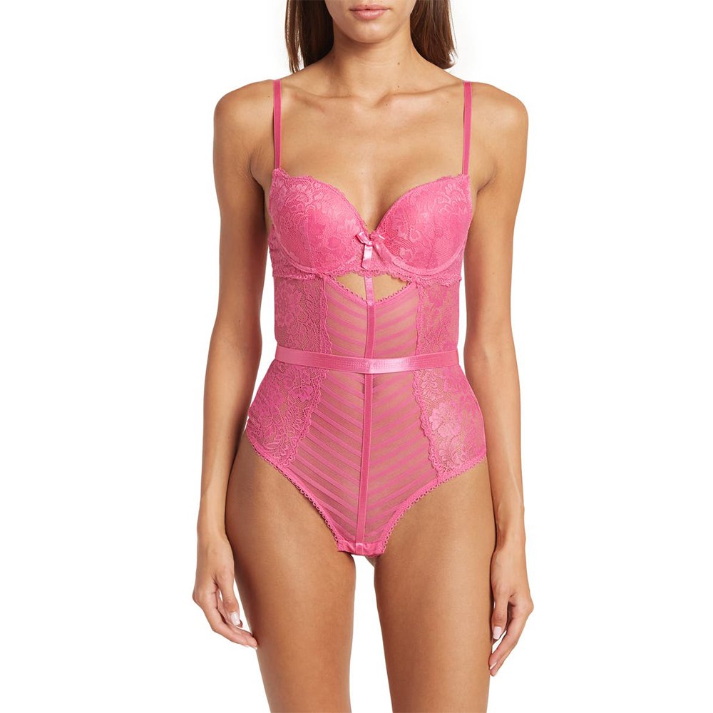 OEM/ODM High quality galloon lace Teddy shadows bodysuits for women lingerie Set Lace Temptation mesh sexy lingerie bodysuit