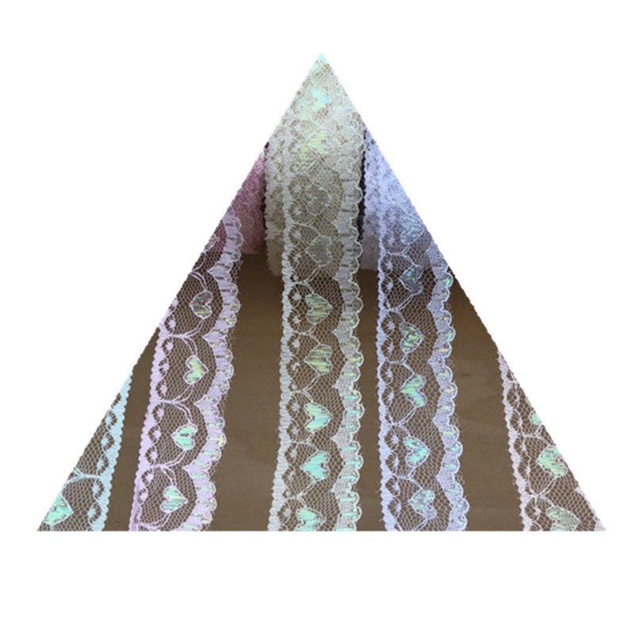 Colorful 3 cm Wide Polyester DIY Handmade Lace Accessories Bright Silk Lace for Mosquito Net Tablecloth Curtain Garment