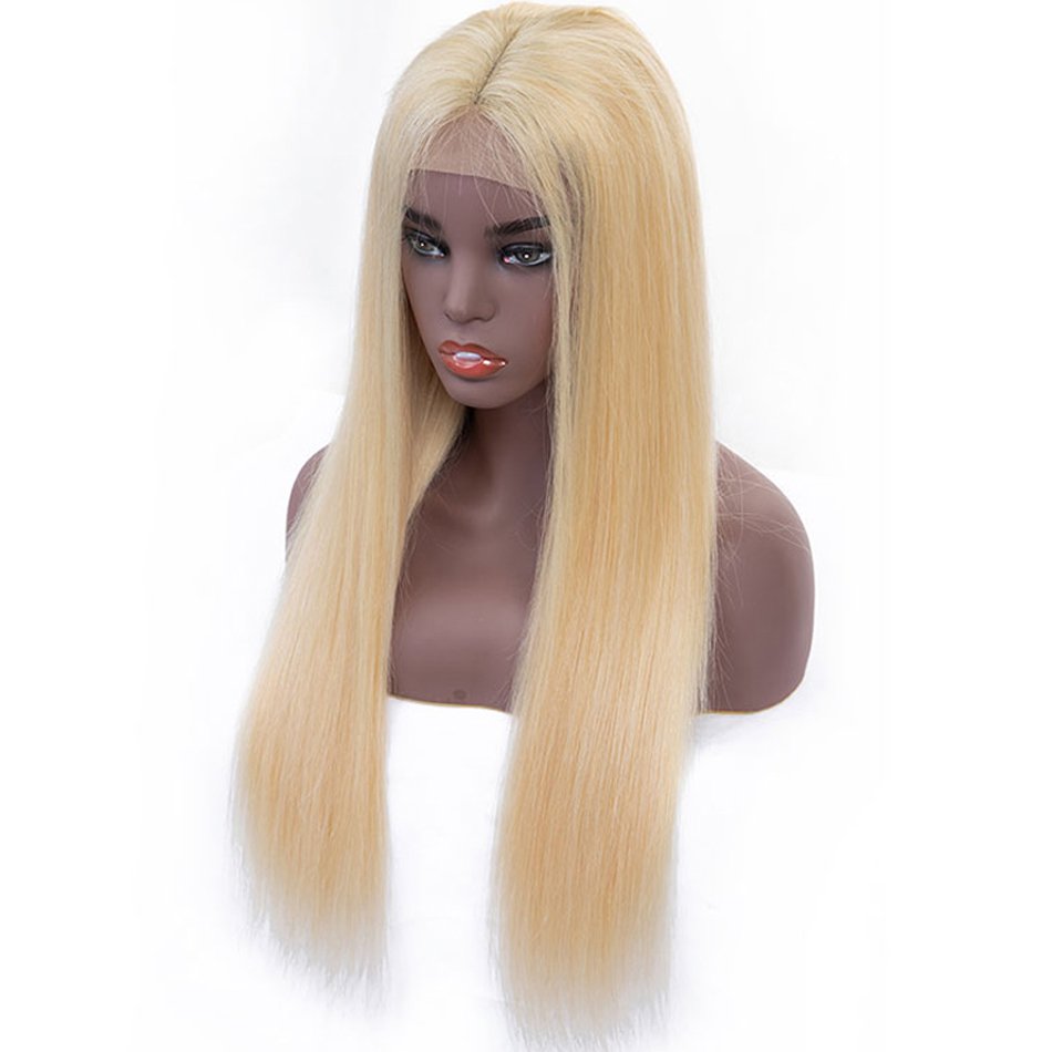 Cheap Brazilian Virgin Hair Blonde 613 Colored Human Hair Lace Front Wigs For Black Women Hd Lace Frontal Wigs Human Hair Wigs