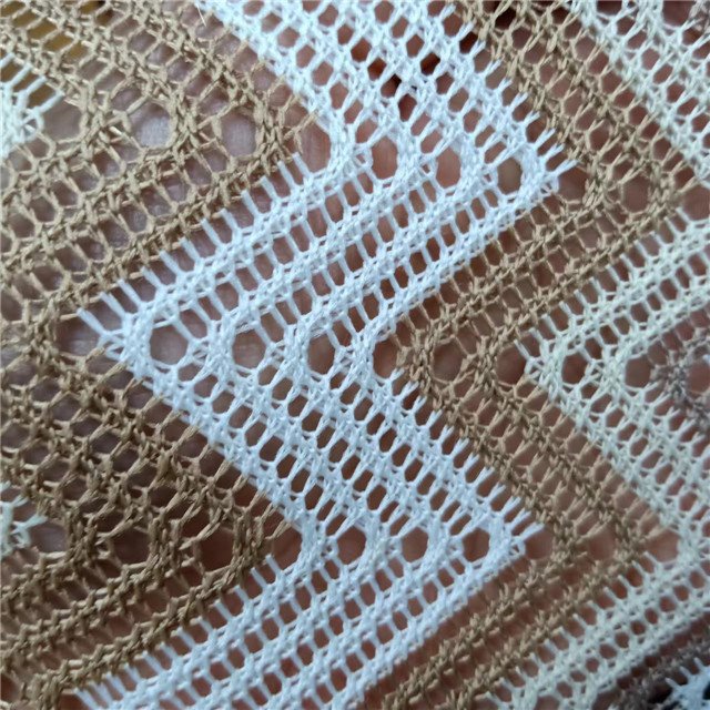 100% polyester,Wavy yarn dyed lace fabric , elastic,Can be made clothing fabric, breathable,Multi-color custom fabric,wholesale