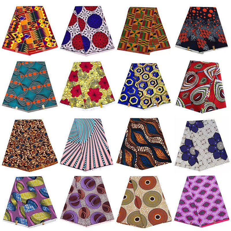 Ankara Fabric African Real Wax Print African Ankara Fabric Chiffon Fabric 6 Yard