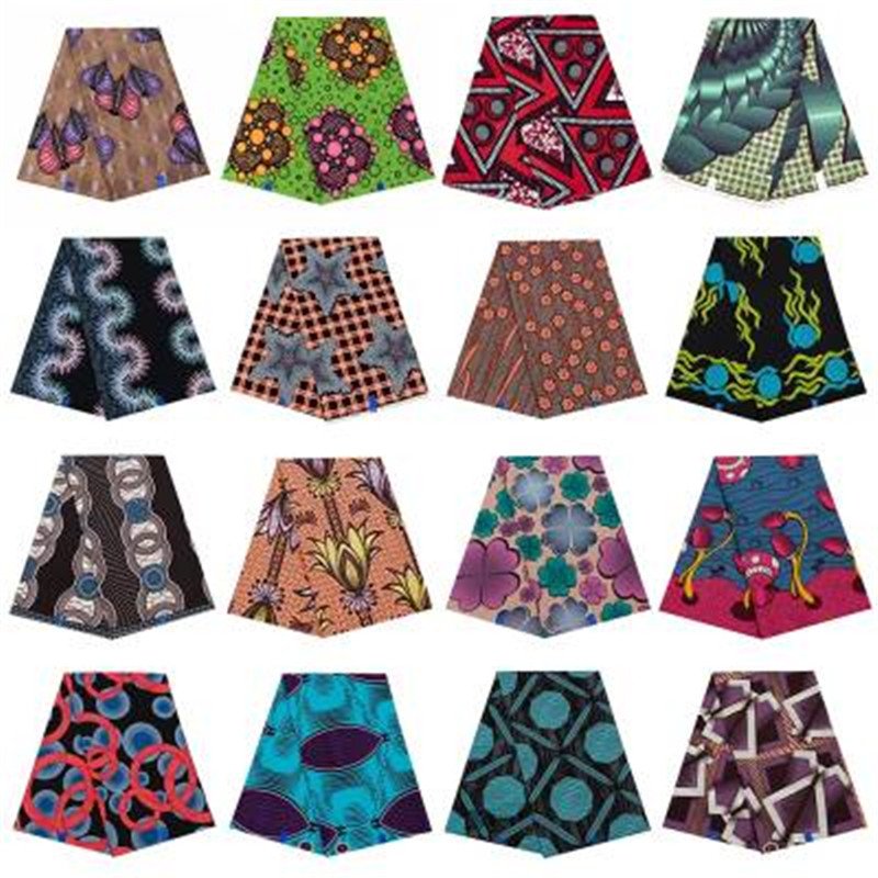 Ankara Fabric African Real Wax Print African Ankara Fabric Chiffon Fabric 6 Yard