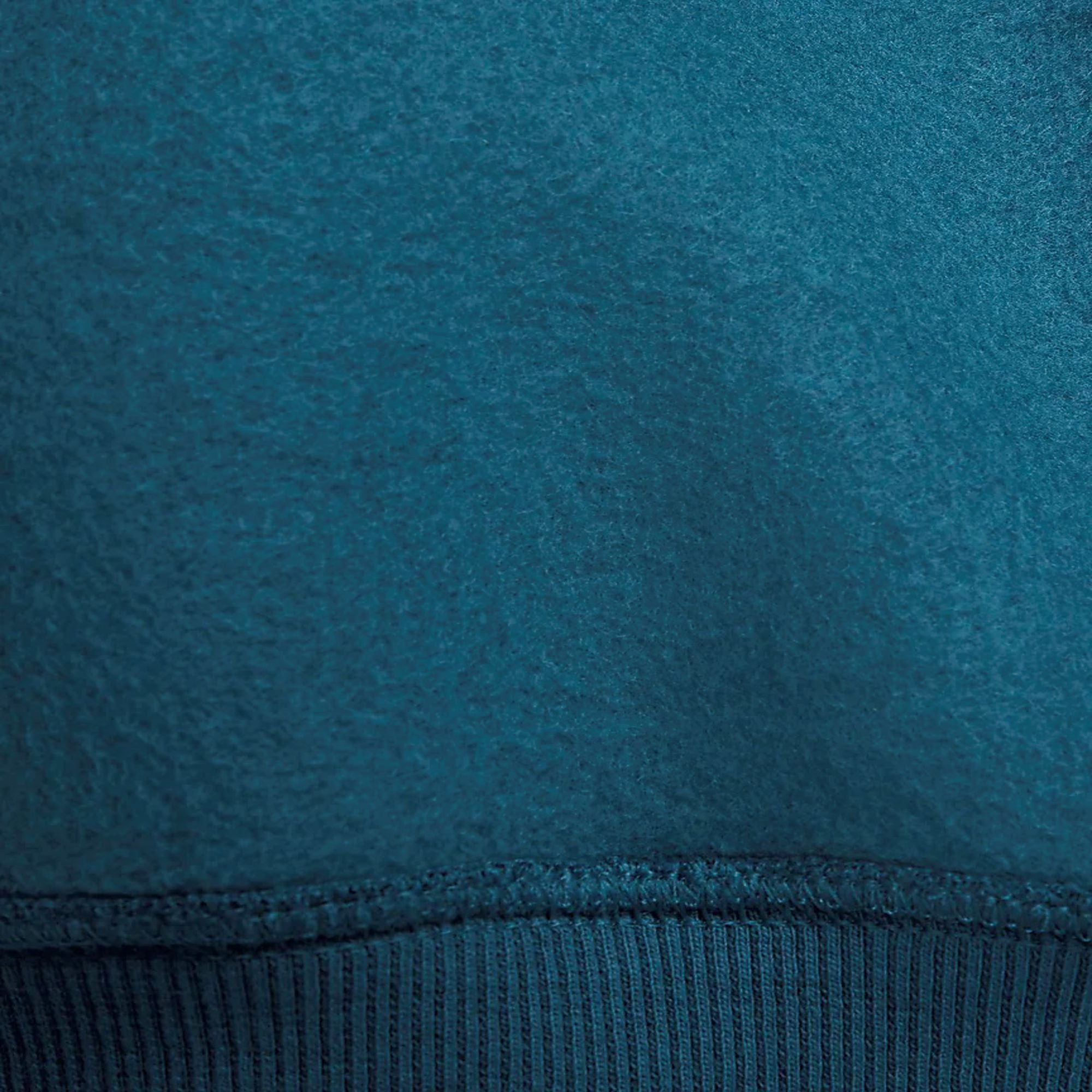 Relaxed Fit Ribbed Crewneck 70% Cotton 30% Recycled Polyester Fleece Ribbed Cuffs and Hem Midnight Black Crop Sweatshirt